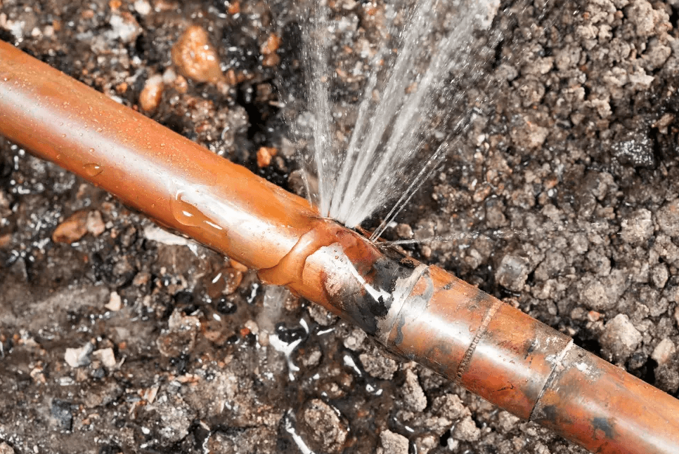 burst pipe repair