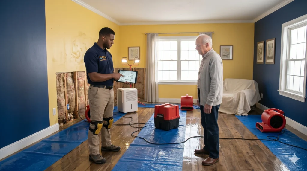 how to choose a water damage restoration company