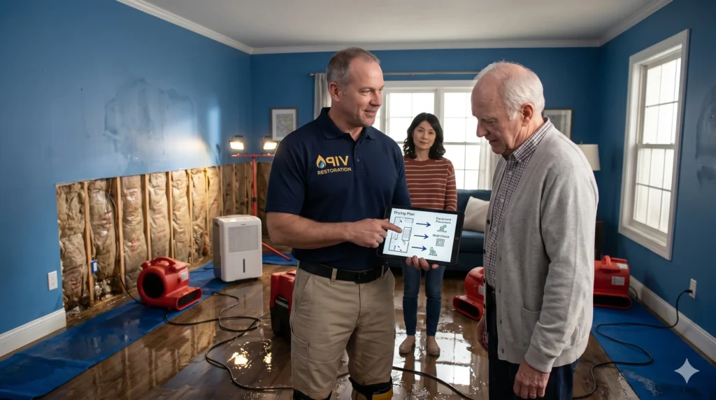 how long does water damage restoration take
