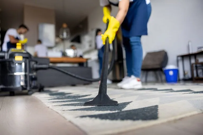 Restoration equipment extracting standing water from a damaged floor
